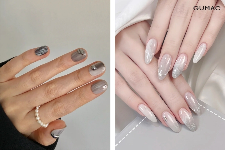 nail xam mong ngan thanh lich