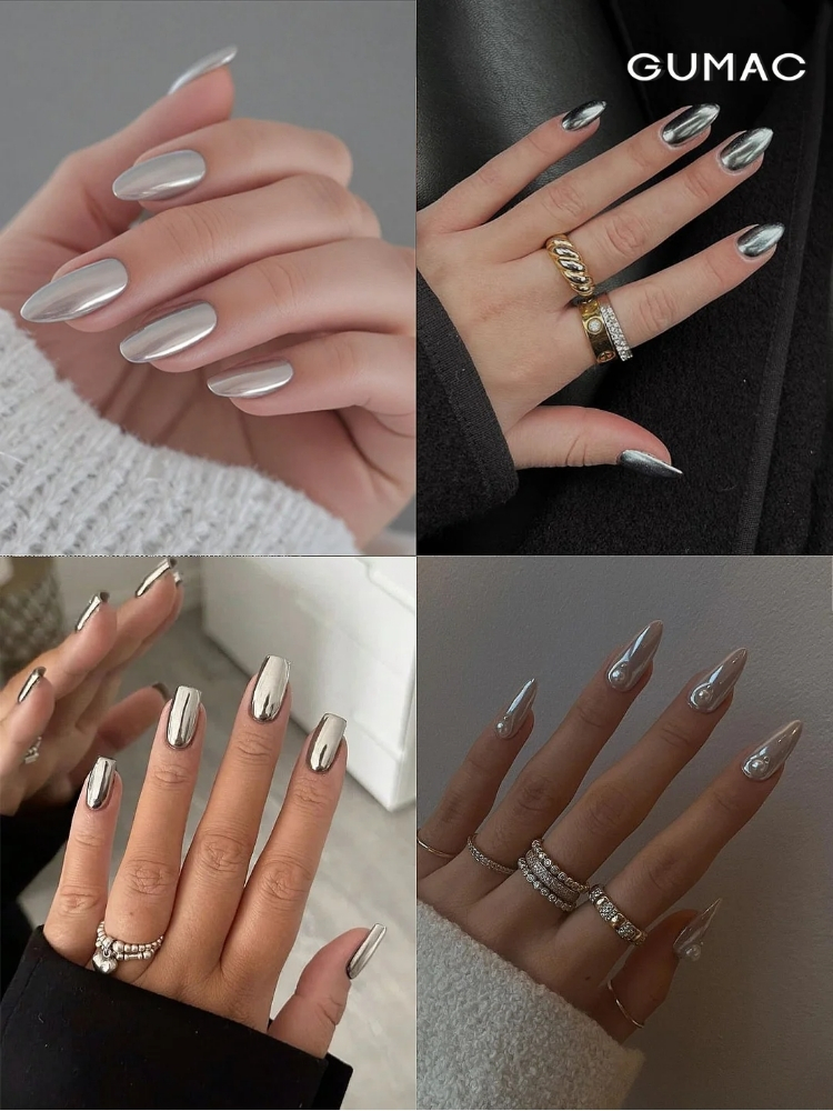bat bi cac mau nail trang guong hot trend