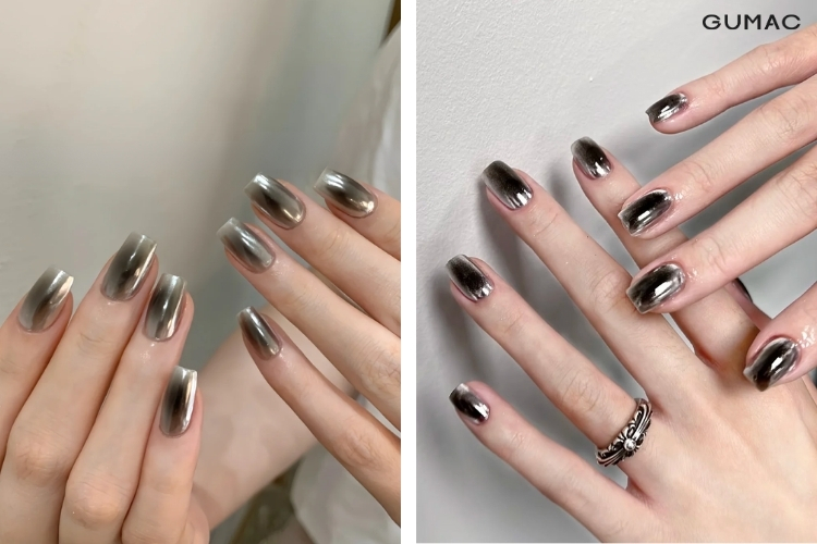 mau nail trang guong mau nail trang guong den huyen bi
