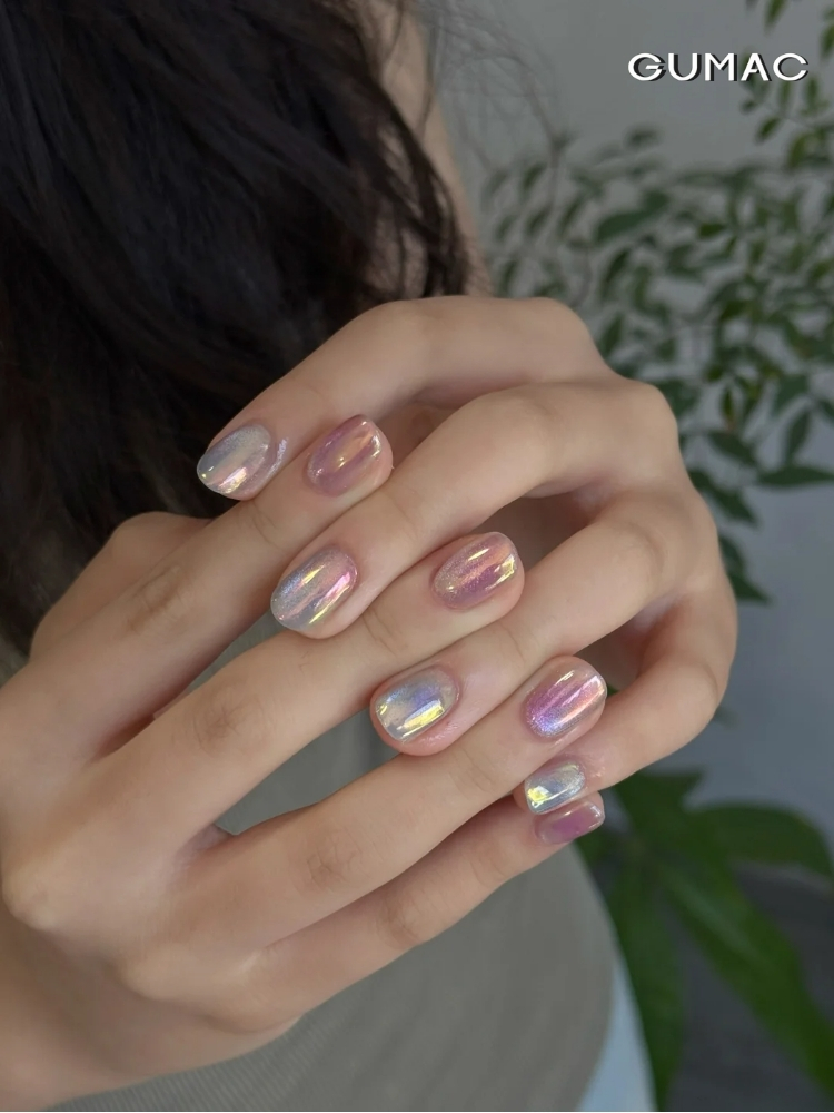 nail trang guong cau vong
