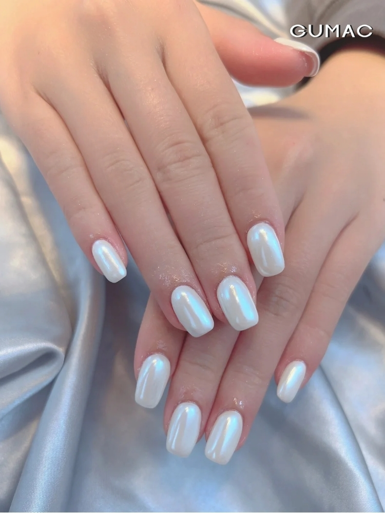 nail trang guong ngoc trai