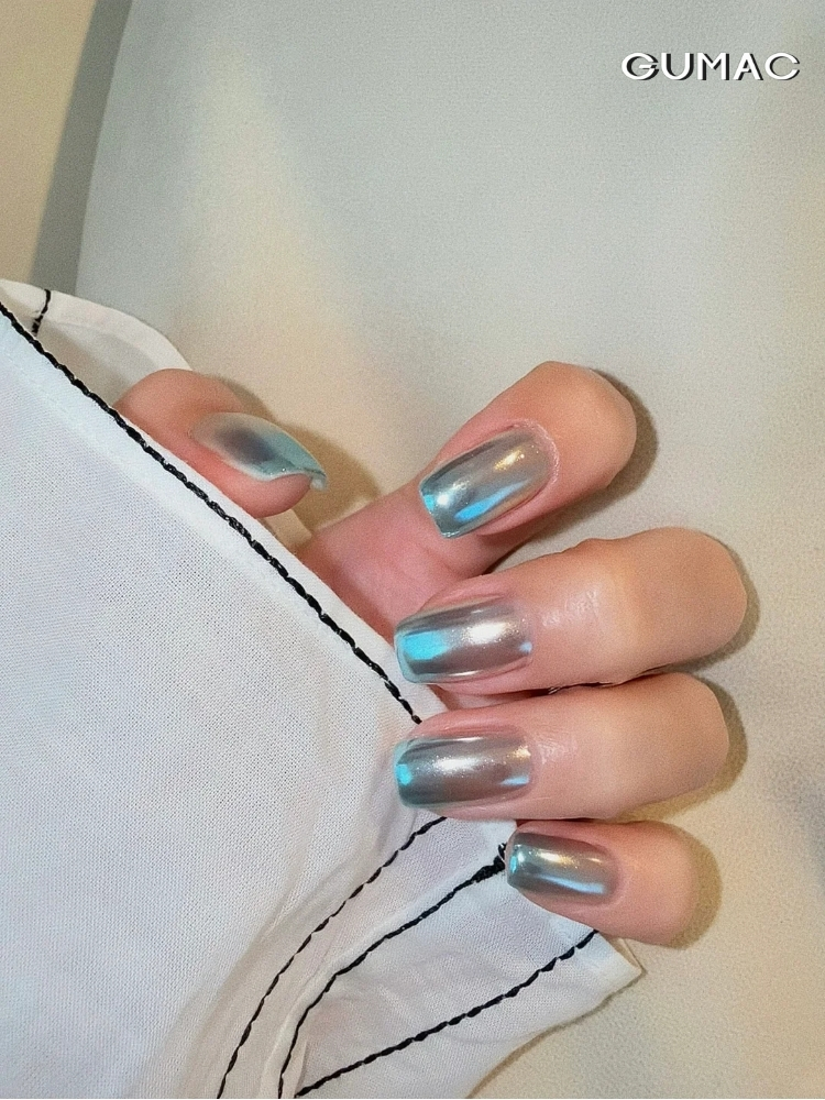 nail trang guong ombre