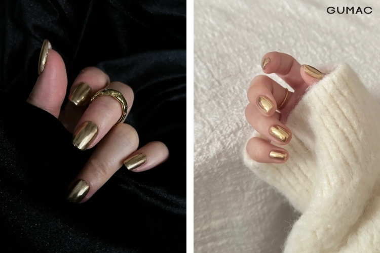 nail trang guong vang
