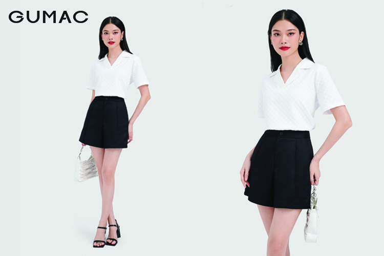 Phối quần shorts ngắn