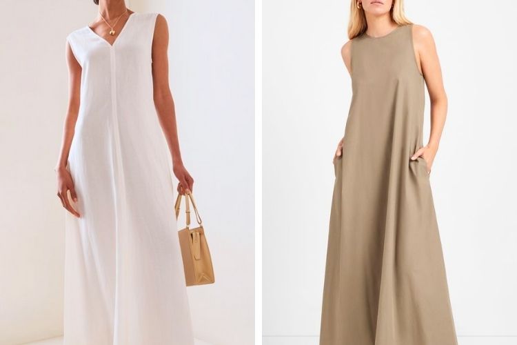 Váy đầm suông phong cách minimalist