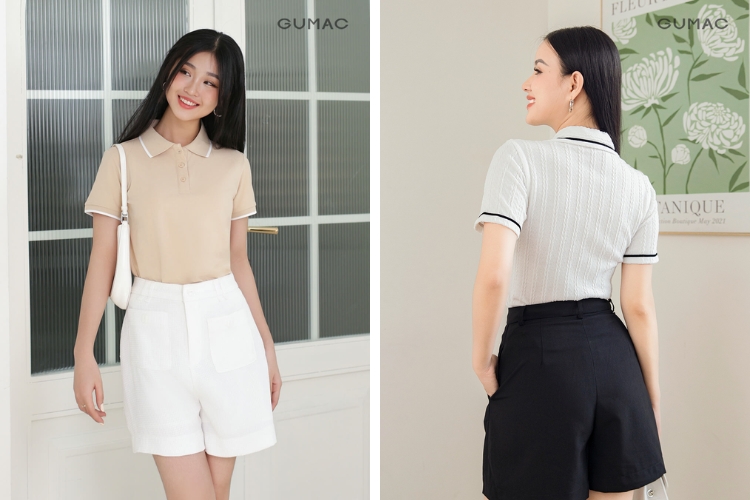 mặc áo polo đẹp
