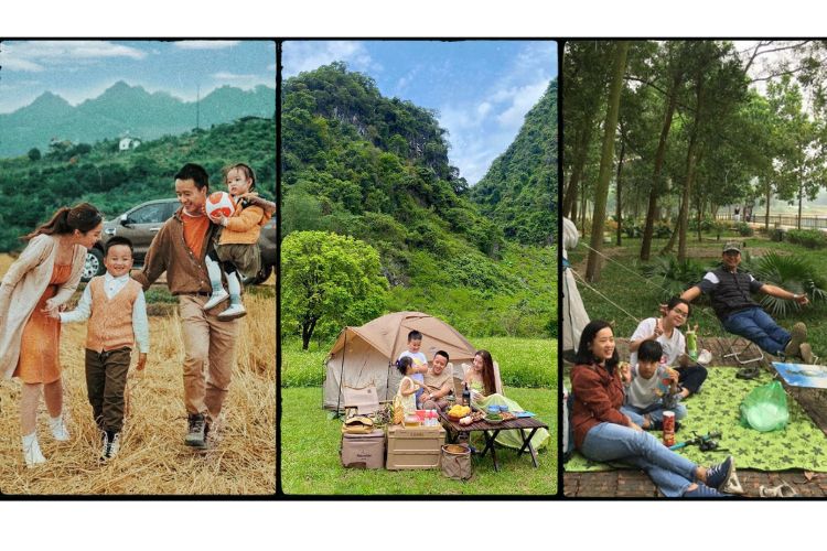 Mẹo phối đồ đi picnic cho gia đình