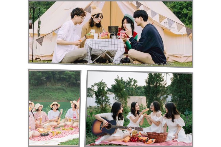Outfit đi cắm trại cho nhóm bạn