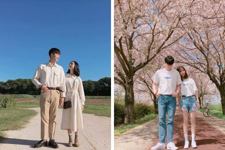 Outfit theo phong cách couple