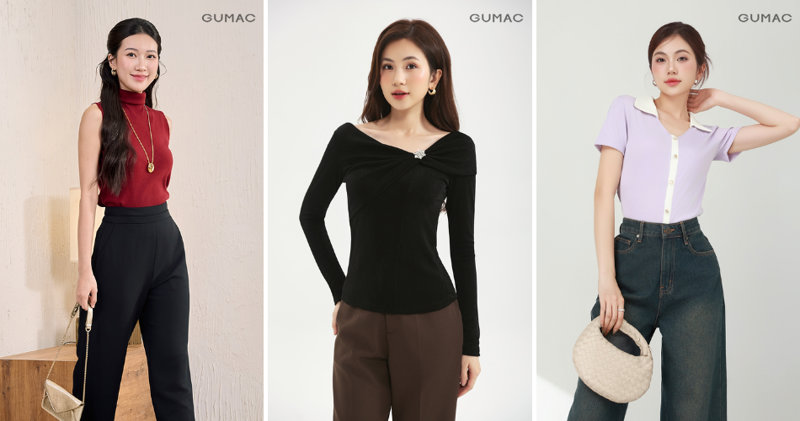 Nhà GU gợi ý một vài nguyên tắc mix đồ với quần ống rộng để không bị dìm dáng.