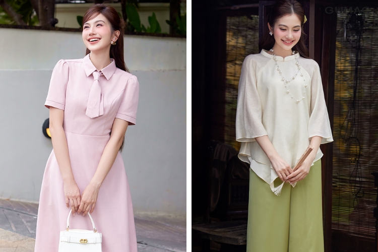 Thời trang mùa Xuân kết hợp phụ kiện cổ
