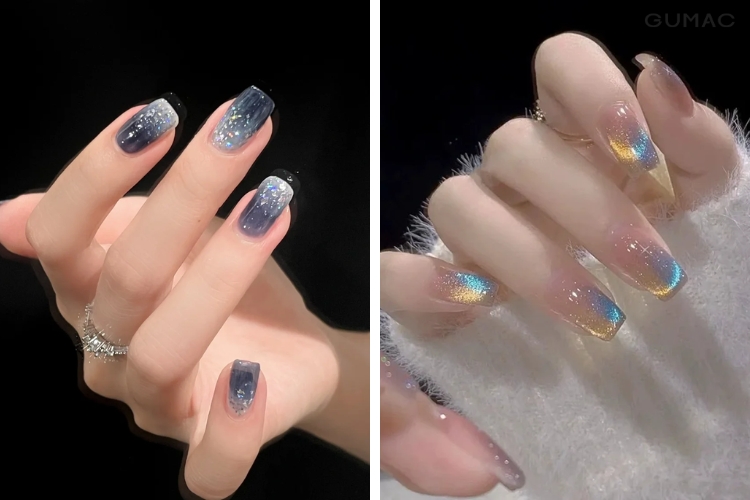 nail-ombre-xanh-duong