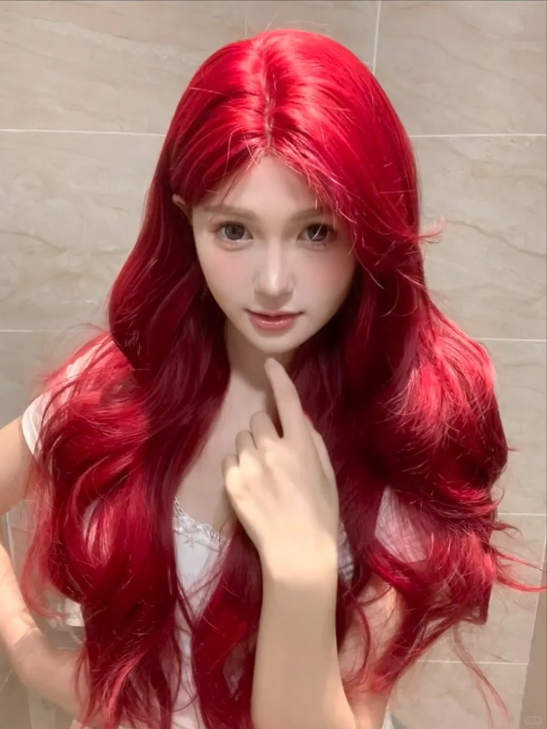 nhuom toc mau do tuoi