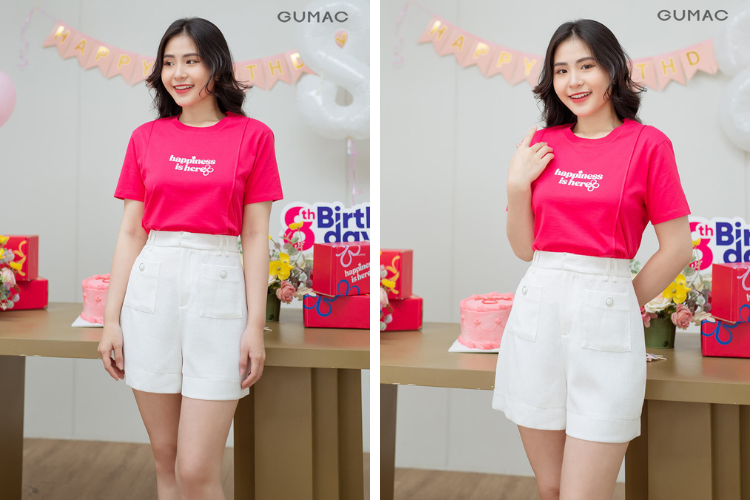 áo phông cùng quần short