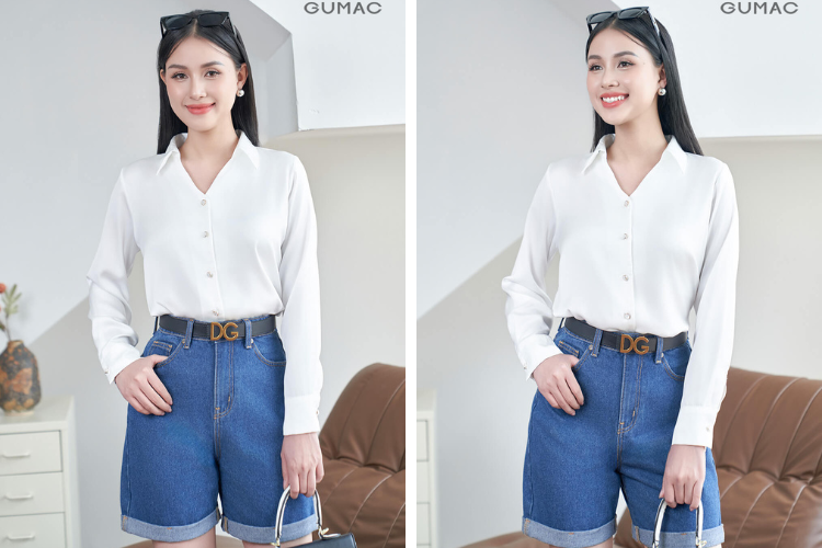 Phối đồ áo sơ mi kết hợp quần short theo thời tiết Sài Gòn