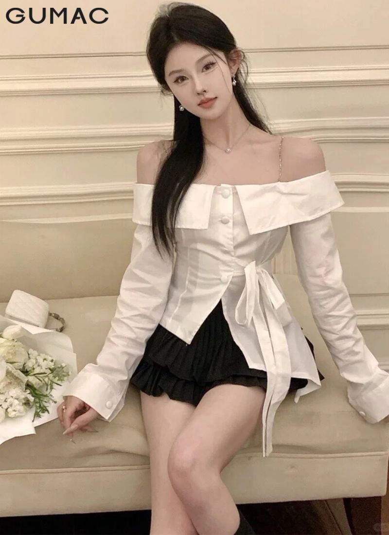 ao so mi tre vai cung chan vay ngan