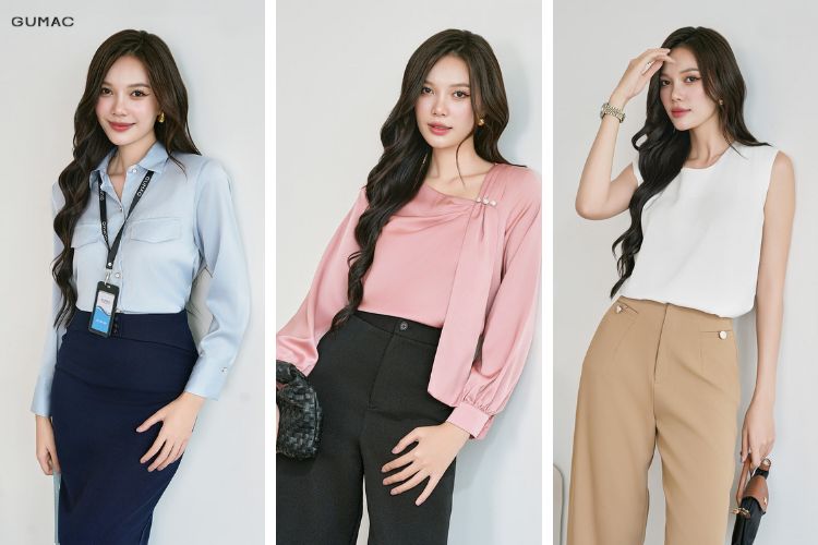 Các kiểu áo thiết kế trong BST New Grace