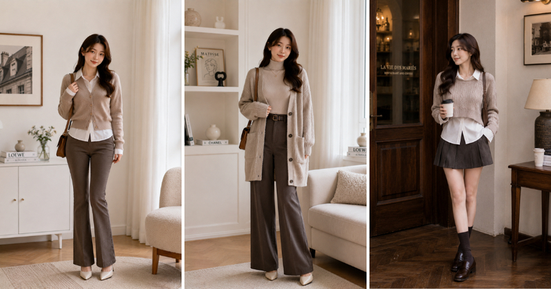 Lưu ý 7 nguyên tắc để mặc cardigan gọn gàng, không xuề xoà.