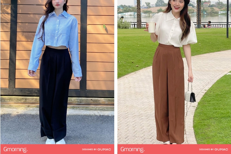 Quần tây ống rộng