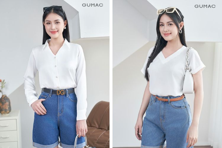 Du lịch nước ngoài mùa hè với quần jeans short cho nàng