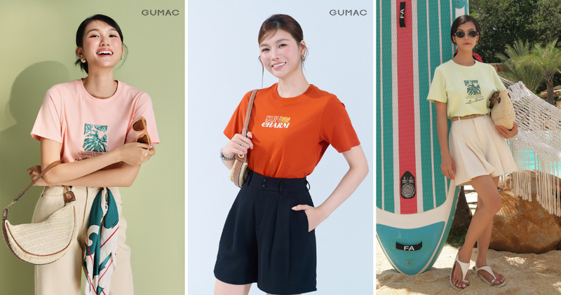 Hãy chọn áo thun oversize chất cotton mềm, phối cùng quần short ống rộng đứng form để tạo phong cách năng động.