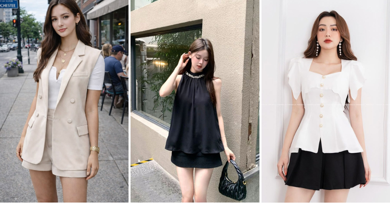 Một số mẹo phối đồ với quần short nữ ống rộng tôn dáng và giúp tổng thể luôn gọn gàng, hài hòa.