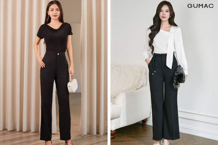 Quần dài mix với áo màu gì để thật sang chảnh