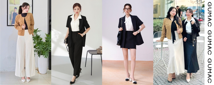 blazer nu gumac da lat thoi trang