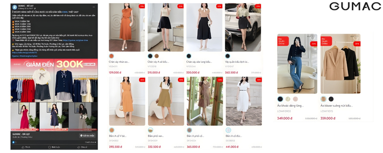 gia ca hop ly gumac da lat shop quan ao nu