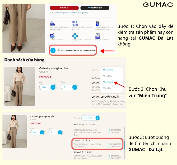 gumac da lat shop quan ao nu uy tin