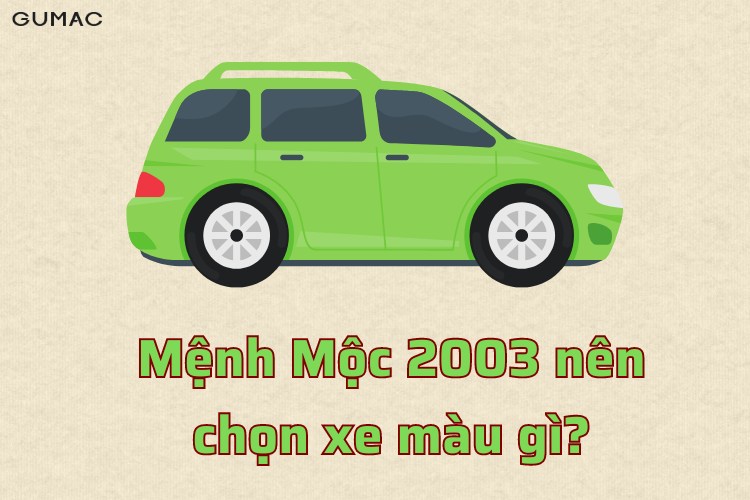 nen mua xe mau gi hop voi nguoi menh moc tuoi Mui