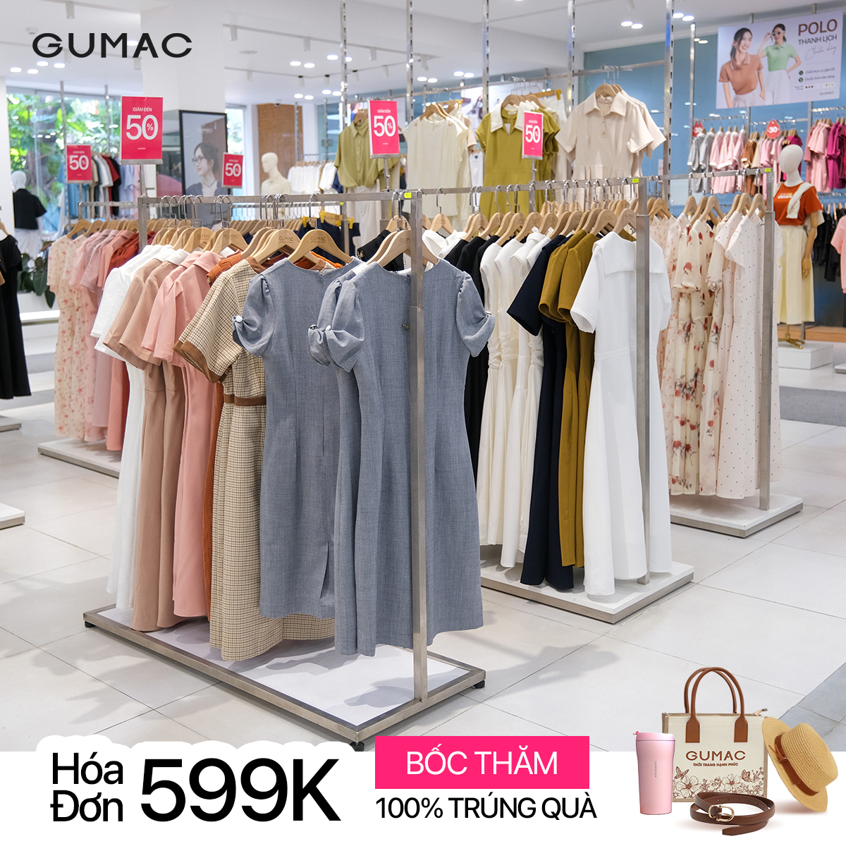 chuong trinh boc tham trung qua 100 trung moi hoa don tu 599k tai gumac 