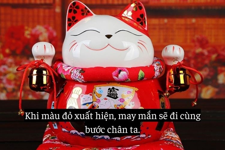 Stt màu đỏ may mắn&nbsp;
