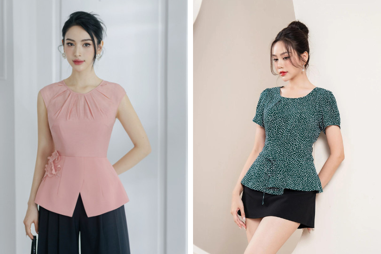Biến áo thun cũ thành áo peplum