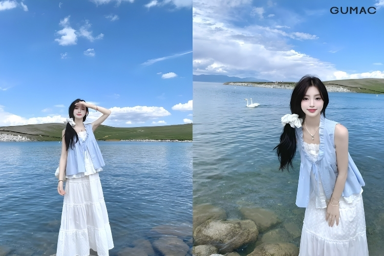 tao dang dung chup anh o bai da song hong