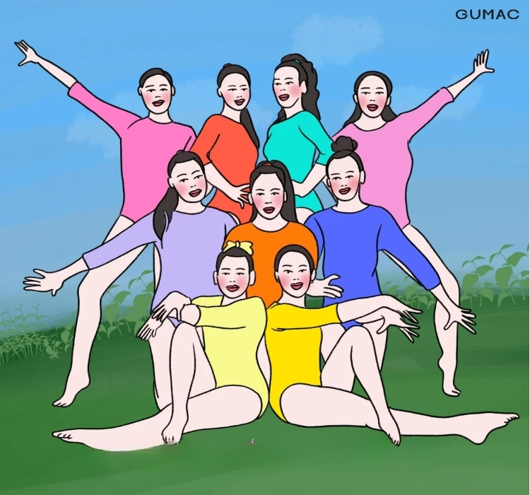 chup anh cung hoi ban than 9 nguoi