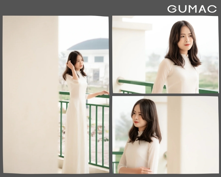 cach tao dang chup anh ao dai o truong hoc dep nu tinh