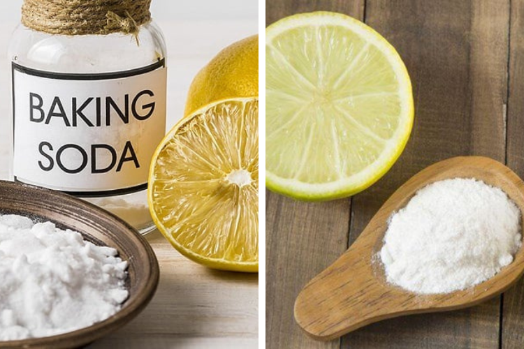 Dùng hỗn hợp chanh và Baking soda để tẩy vết ố vàng trên áo