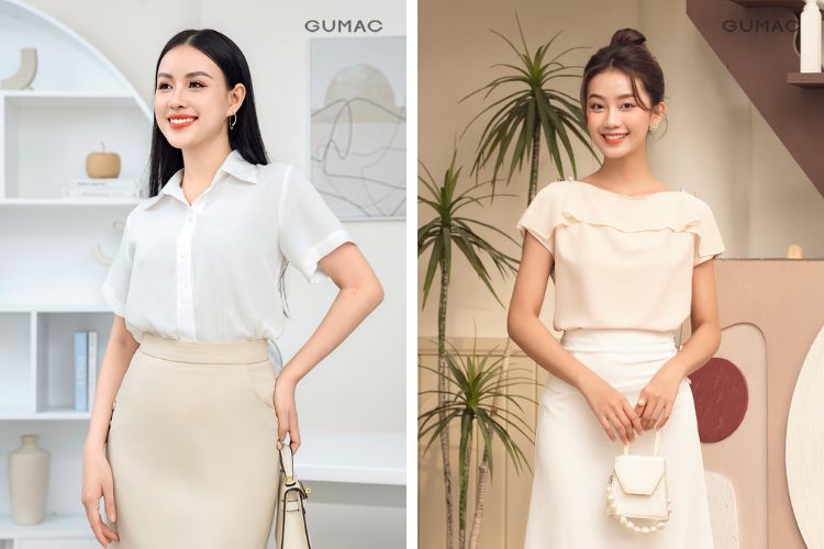 Màu trắng và màu kem