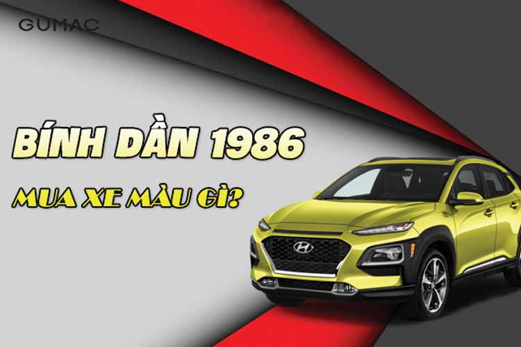Tuổi dần 1986 hợp xe màu gì?