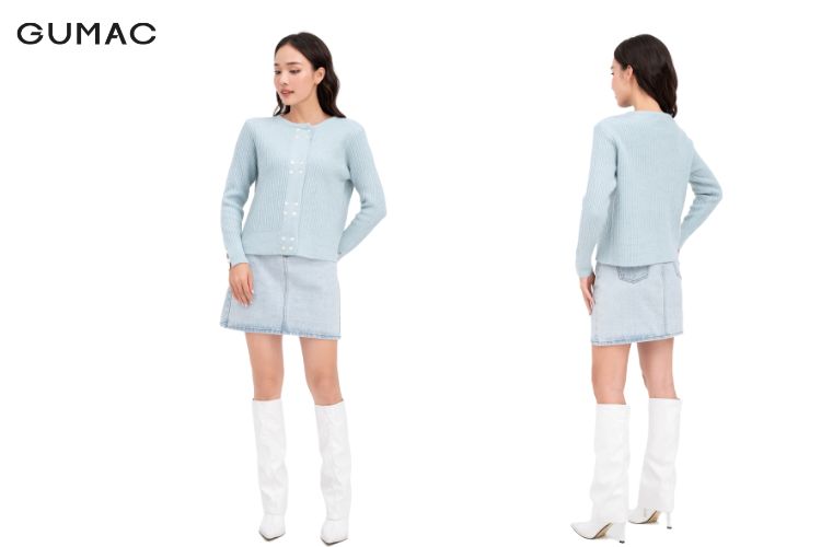 Quần áo xanh biển hợp người mạng Thủy sinh năm 2004