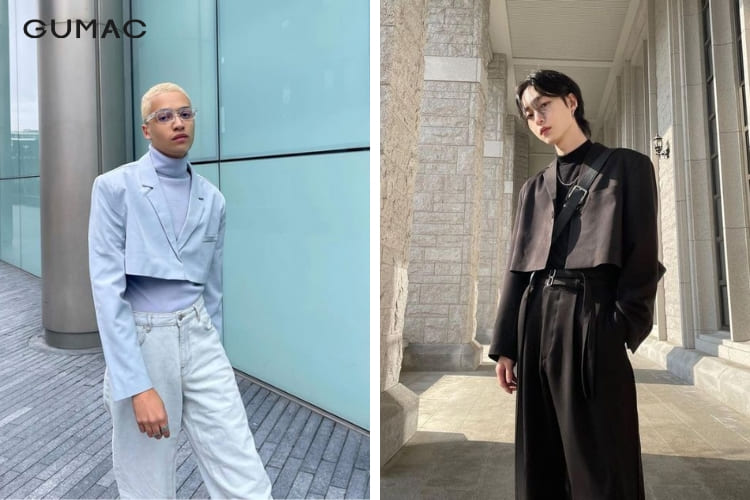 Blazer croptop cho nam