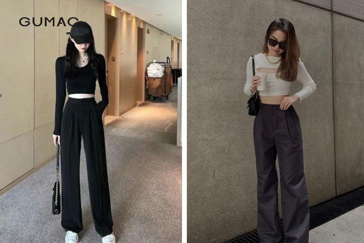 Áo croptop dài tay