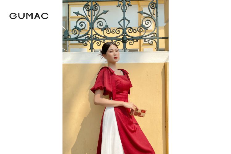 Một số lưu ý cho nàng khi diện áo dài đỏ