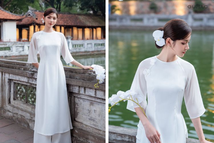 Áo dài trắng đẹp