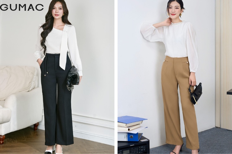 mix and match ao so mi khong co voi cac dang quan pho bien