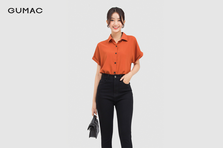 Phối với quần jean&nbsp;