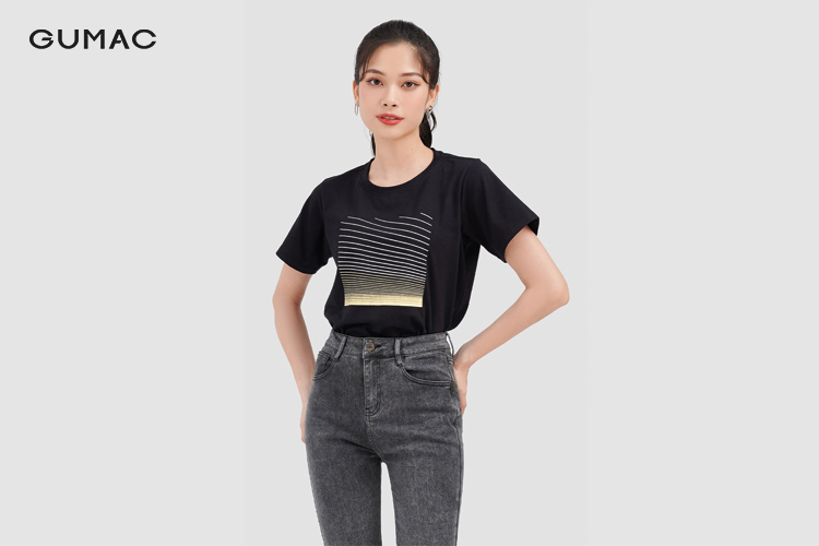 Phối với quần jean