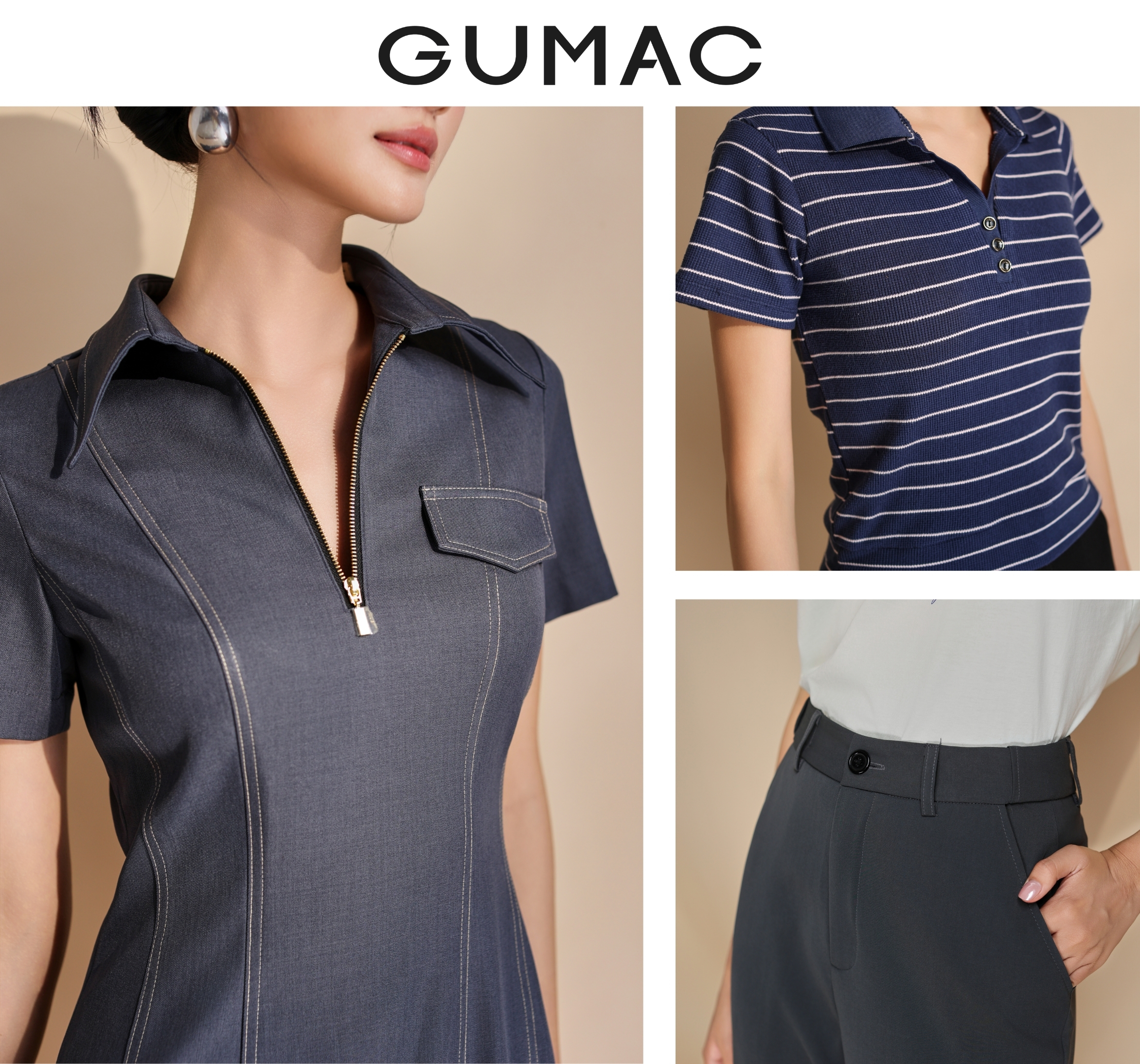 thiet ke cua GUMAC co chat lieu mat lanh om tron lan da cua nang