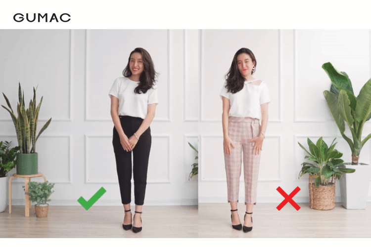 Những lưu ý mix & match cho người bụng to chân ngắn